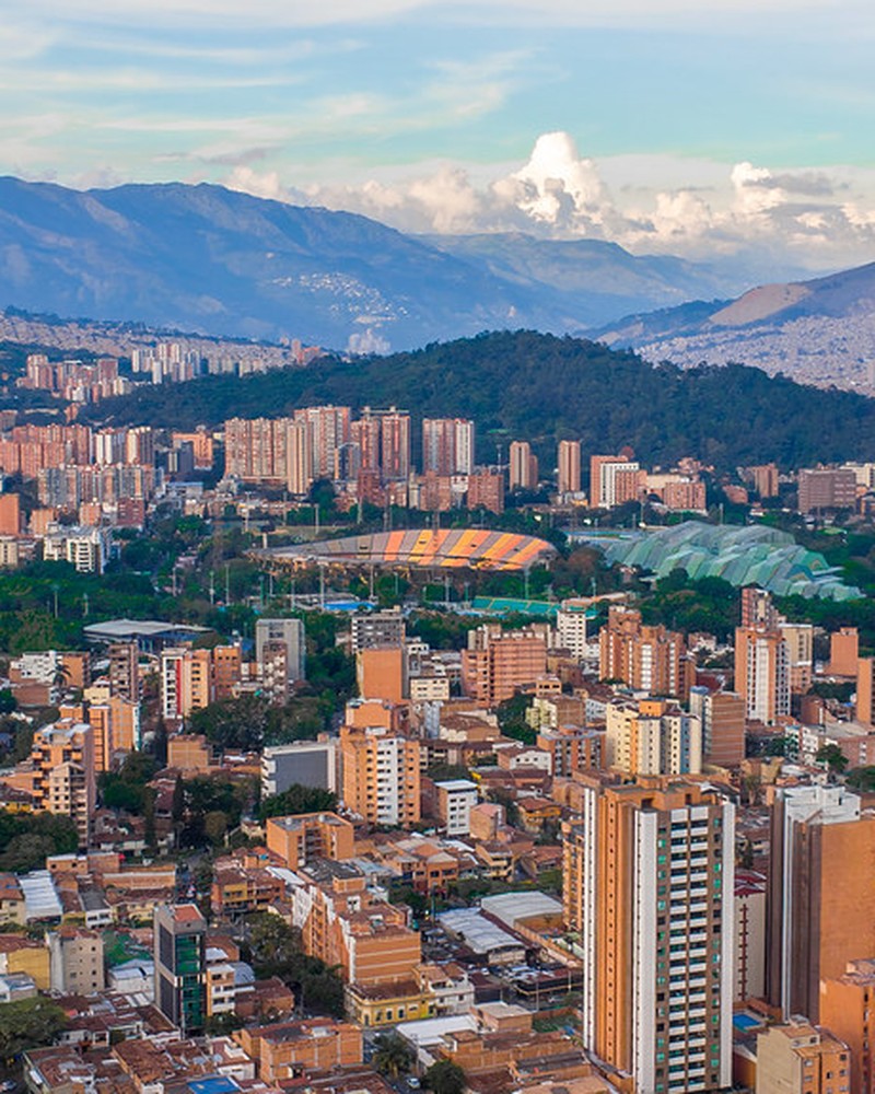 Vista del barrio Laureles en Medellín