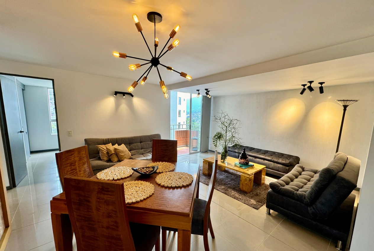 Apto Milla de Oro Poblado | 2 Hab | Balcón con Vista | Wi-Fi Veloz