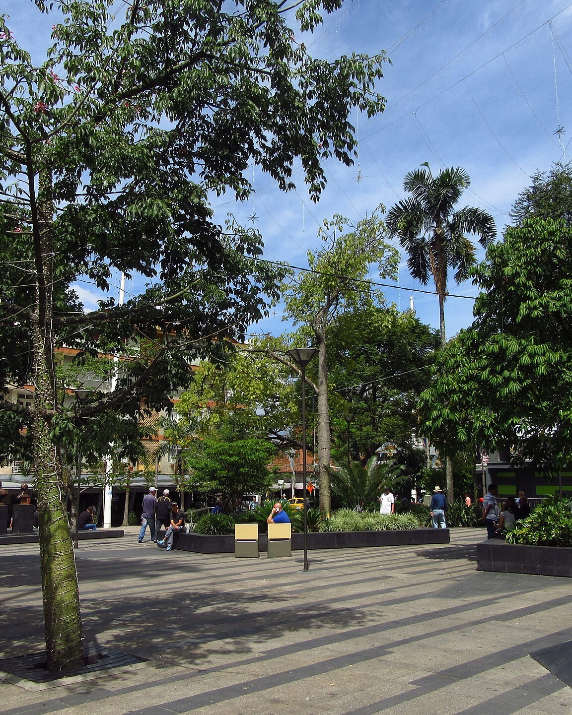 Vista del barrio Envigado en Medellín